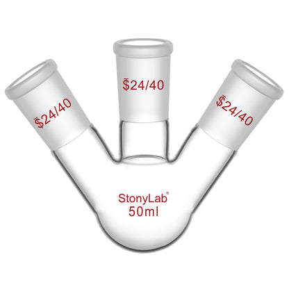 3 Neck Round Bottom Flask, 24/40 Joints, 50-5000 ml