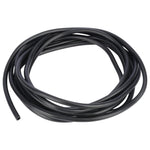 Black Rubber Tubing, 1/4-5/16 in ID x 3/8-15/32 in OD (6-8 mm x 9-12 mm), 1-5 m