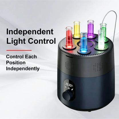 6-position parallel photoreactor for laboratory photochemical reactions with independent LED control, magnetic stirring and temperature control StonyLab
