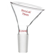 StonyLab 60¡ã Offset Borosilicate Glass Powder Funnel for professional laboratory applications