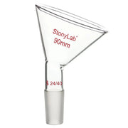 Comprehensive product view and setup components for StonyLab 60¡ã Offset Borosilicate Glass Powder Funnel