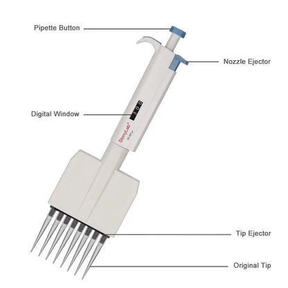 8-Channel Pipettor Controller Pipettes & Syringes