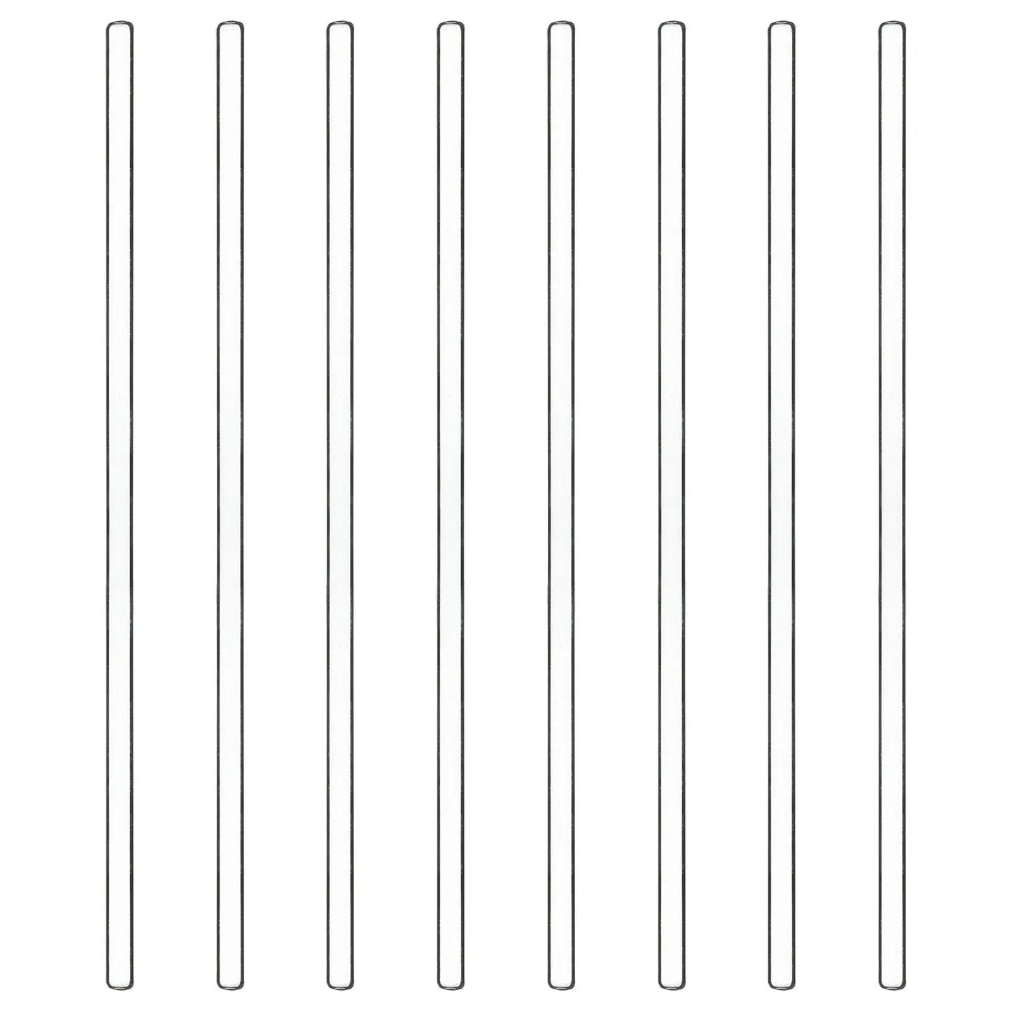 8 Pack Glass Stirring Rod Stirring Rods