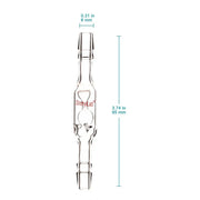 Close-up view showing the precise design and material of StonyLab Check Valve with Dual 3