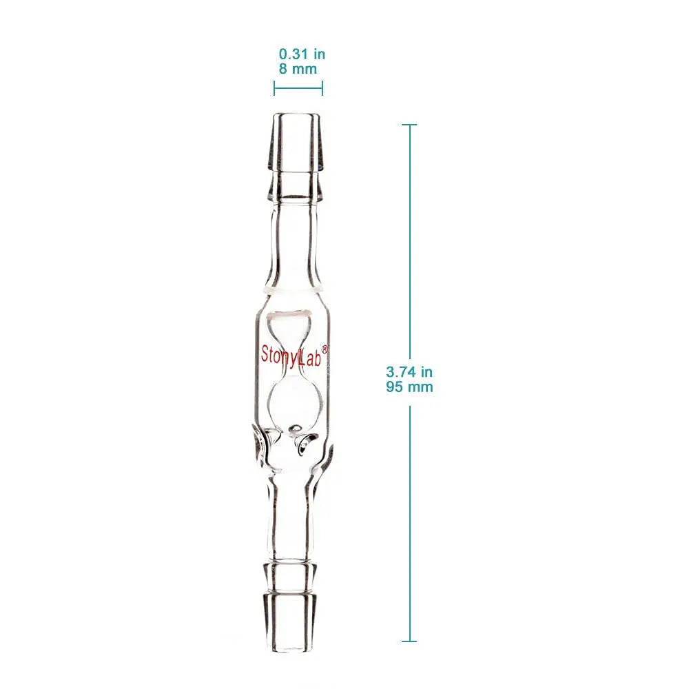 Close-up view showing the precise design and material of StonyLab Check Valve with Dual 3