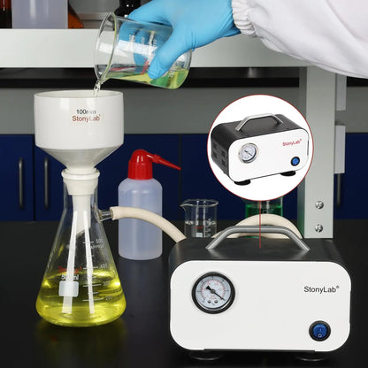 Oil-Free Diaphragm Vacuum Pump, 0.075-0.088 MPa, 10-55 L/min, Compatible with 110-220V