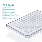 StonyLab 96-Well Semi-Skirted PCR Plate heavy duty chemical processing configuration
