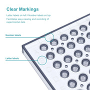 Detailed structural assembly component for StonyLab 96-Well Semi-Skirted PCR Plate