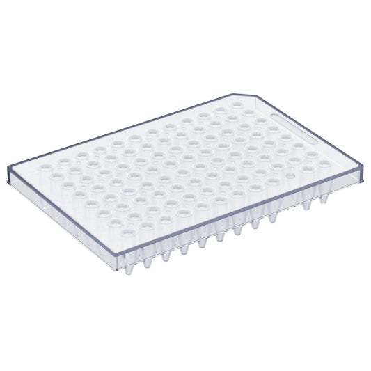 96-Well Semi-Skirted PCR Plate, 0.2 mL, Clear Polypropylene, DNase/RNase-Free