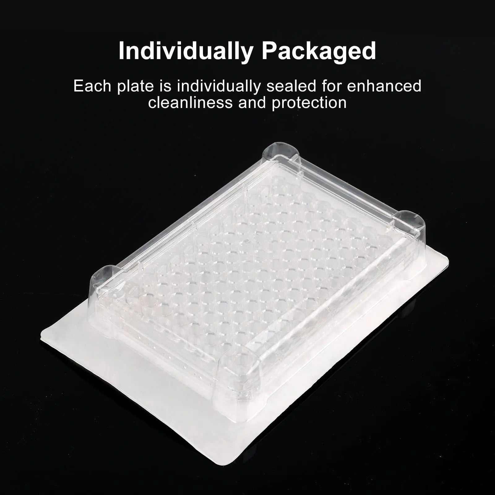 Detailed structural assembly component for StonyLab 96-Well TC-Treated Cell Culture Plate