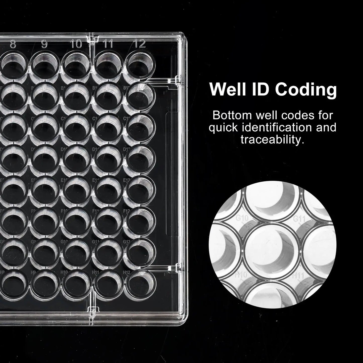 96-Well TC-Treated Cell Culture Plate, Flat Bottom, Sterile, Polystyrene, 50 Plates/Case Cell Culture-Plate