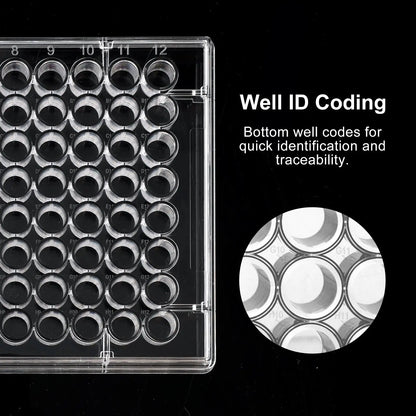 96-Well TC-Treated Cell Culture Plate, Flat Bottom, Sterile, Polystyrene, 50 Plates/Case Cell Culture-Plate