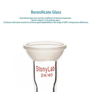 Side view and dimensional layout of the durable StonyLab Adapter with Ball Socket with 35