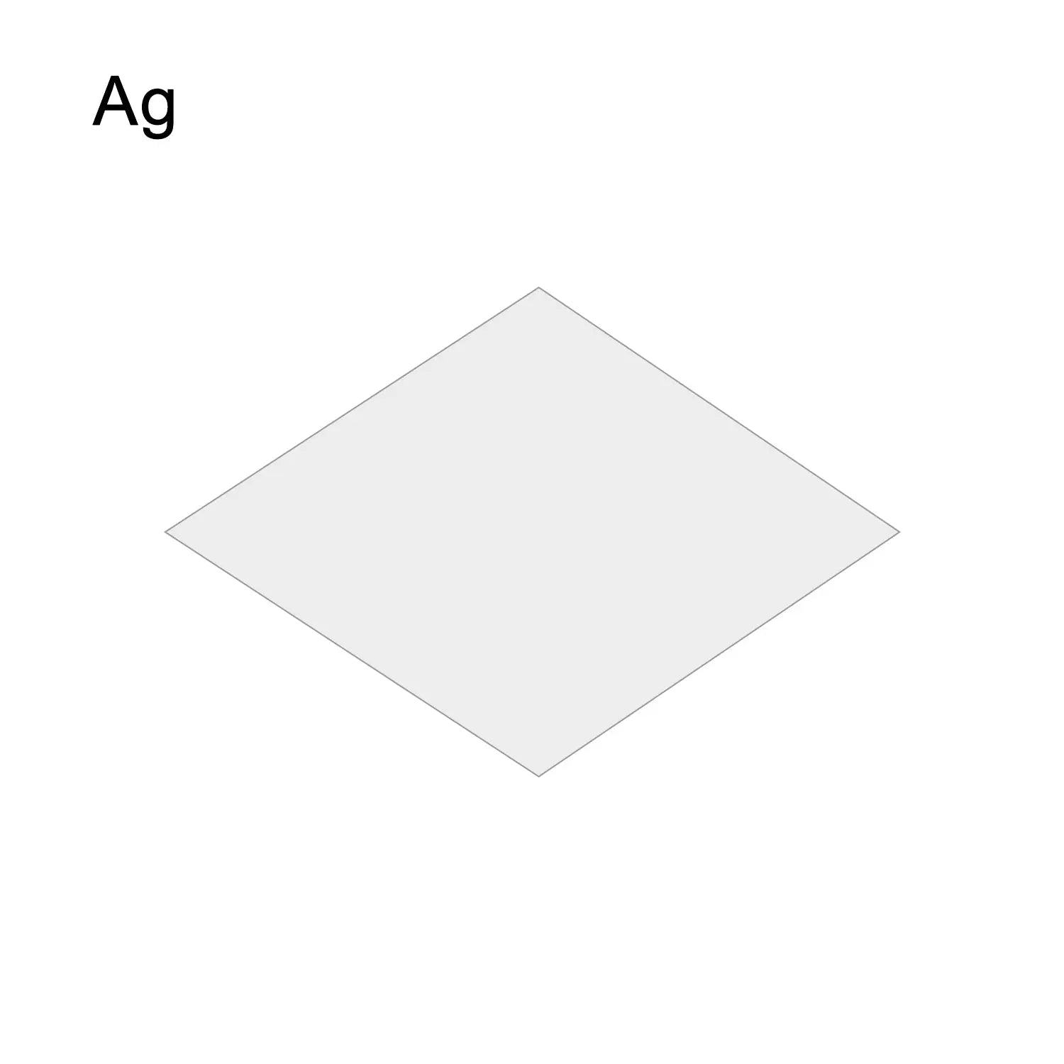 Ag (Silver) Single Crystal Substrate Ag