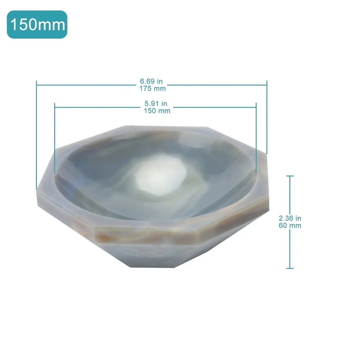 Agate Mortar & Pestle (40mm/100mm/150mm) Agate Mortar