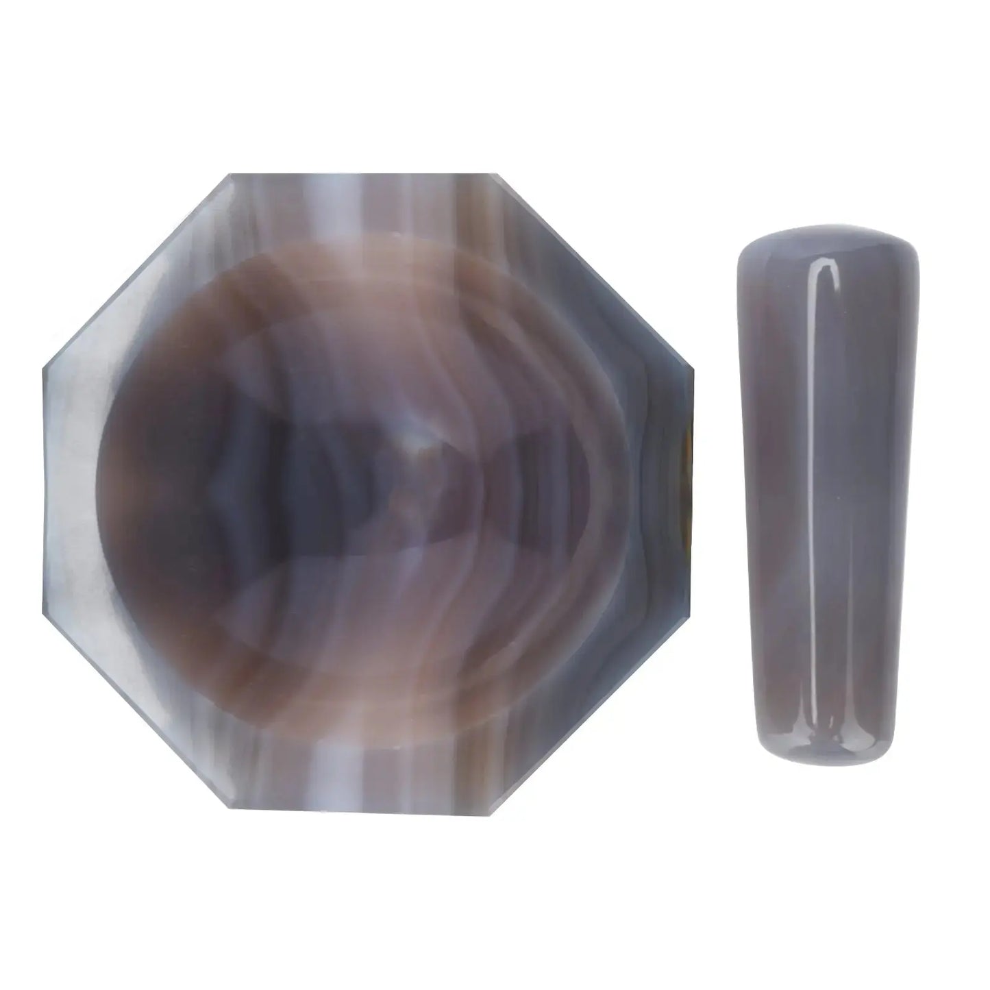 Agate Mortar & Pestle (40mm/100mm/150mm) Agate Mortar