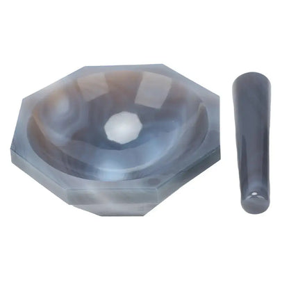 Agate Mortar & Pestle (40mm/100mm/150mm) Agate Mortar