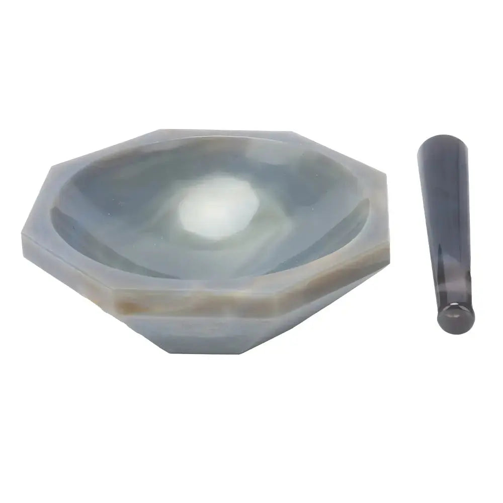 Agate Mortar & Pestle (40mm/100mm/150mm) Agate Mortar