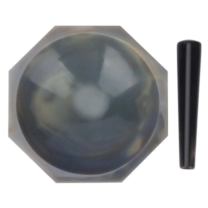 Agate Mortar & Pestle (40mm/100mm/150mm) Agate Mortar