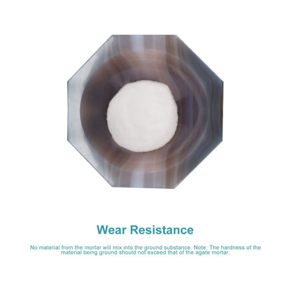 Agate Mortar & Pestle (40 mm, 100 mm, 150 mm) Lab Utensils-Agate Mortar