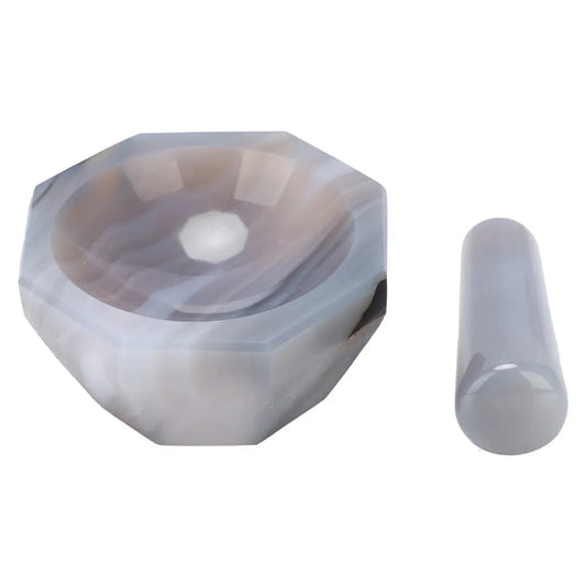 Agate Mortar & Pestle (40mm/100mm/150mm) Agate Mortar