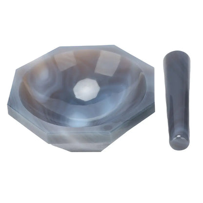 Agate Mortar & Pestle (40mm/100mm/150mm) Agate Mortar