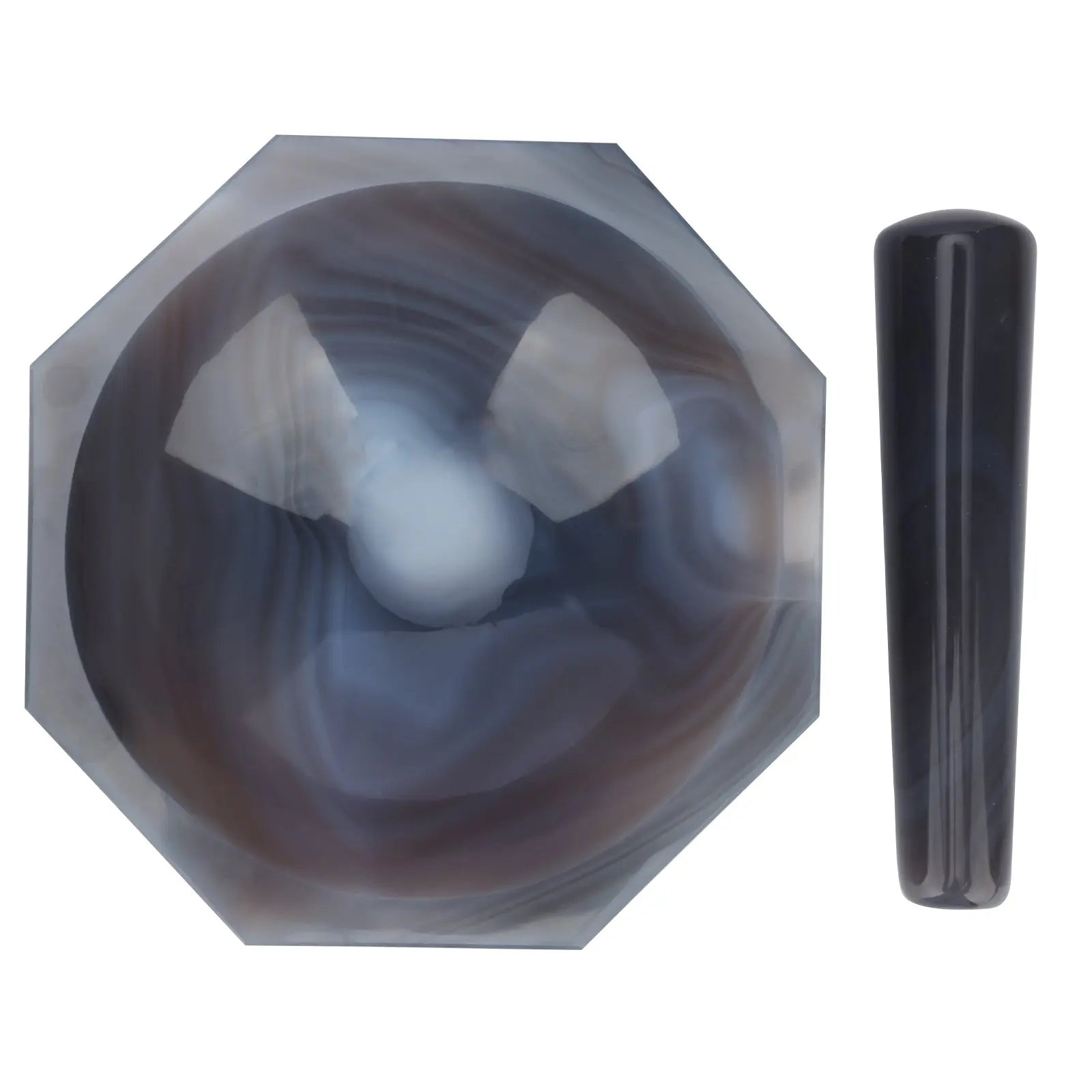 Agate Mortar & Pestle (40mm/100mm/150mm) Agate Mortar
