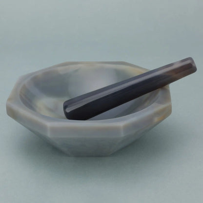 Agate Mortar & Pestle (40mm/100mm/150mm) Agate Mortar