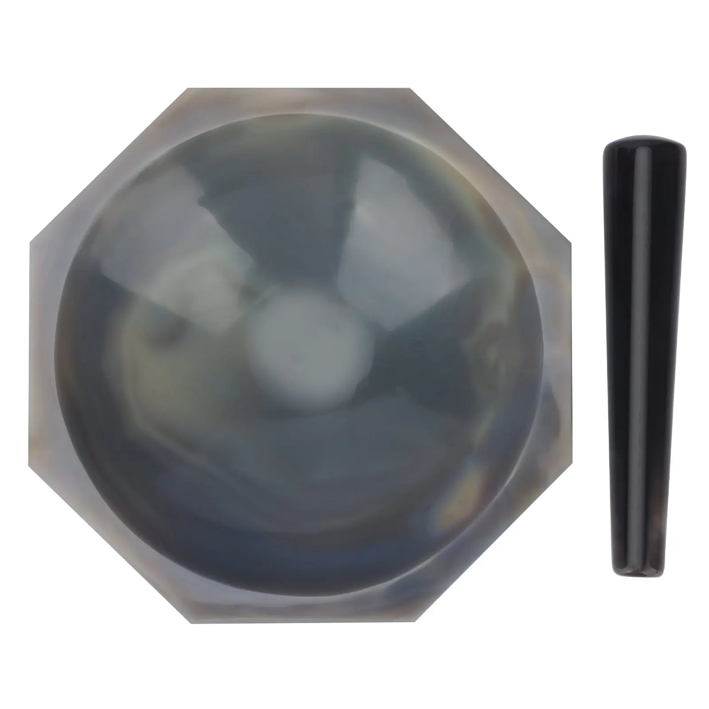 Agate Mortar & Pestle (40mm/100mm/150mm) Agate Mortar