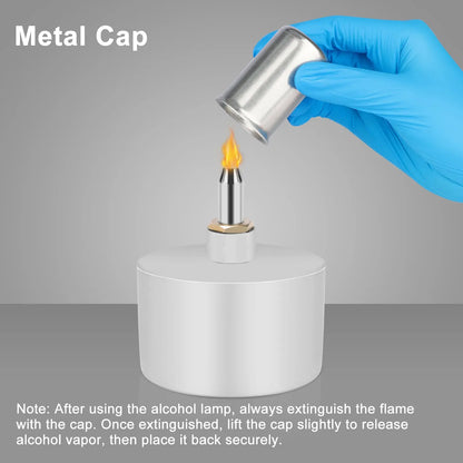Alcohol Lamp, Stainless Steel, No Alcohol Included, 200/400 ml Alcohol Lamp