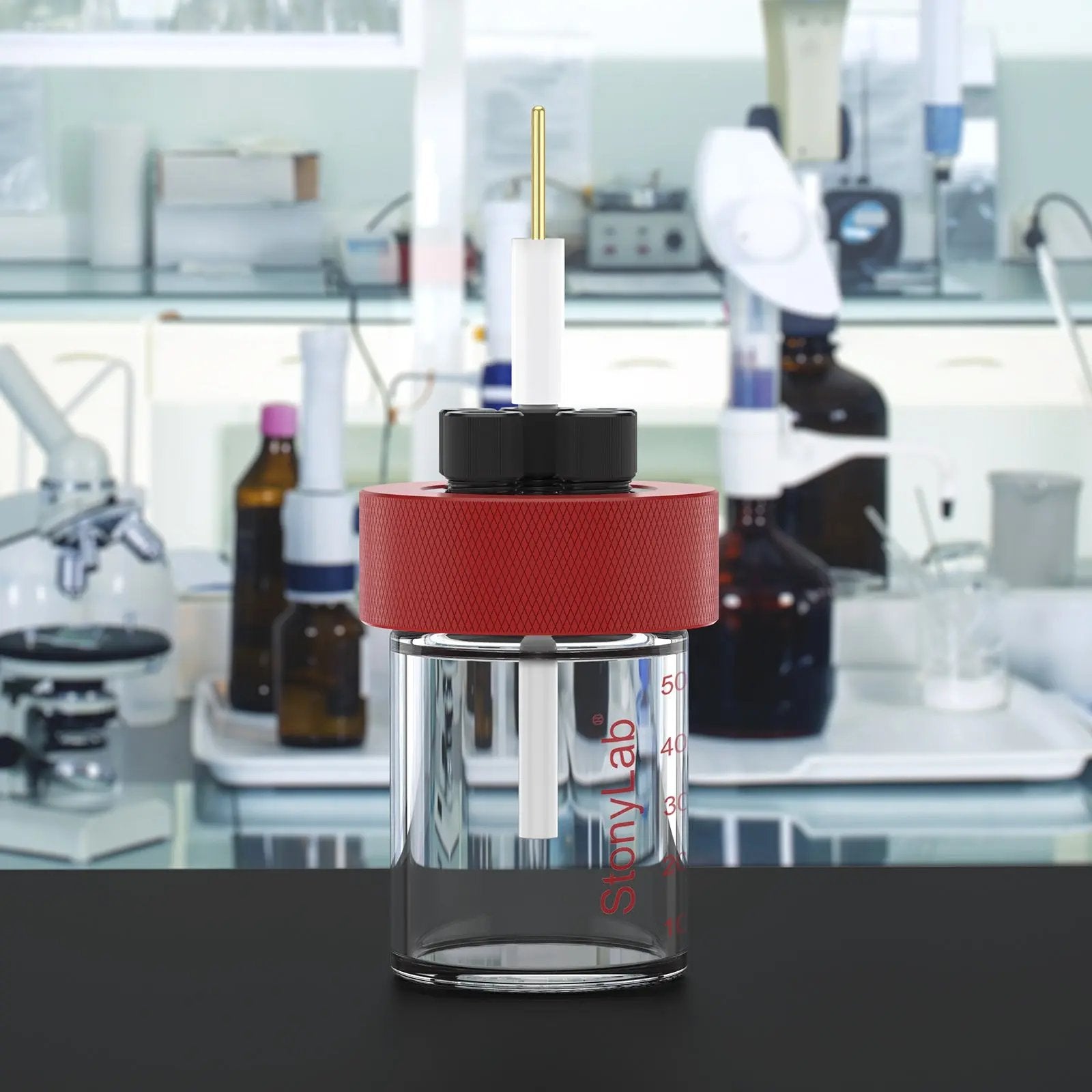 Detailed structural assembly component for StonyLab All-PTFE Ag