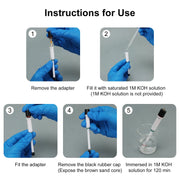 Alternative angle showing underlying build quality of StonyLab All-PTFE Hg