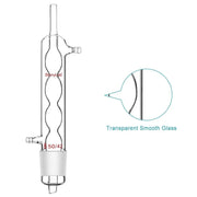 StonyLab Allihn Condenser Reflux for Soxhlet Extractor heavy duty chemical processing configuration