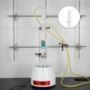 Detailed structural assembly component for StonyLab Allihn Condenser Reflux for Soxhlet Extractor