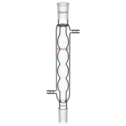 Allihn Condenser, 200-500 mm Jacket Length, 19/22 & 24/40 Joint Condensers-Allihn Condensers