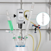 Alternative angle showing underlying build quality of StonyLab Allihn Condenser