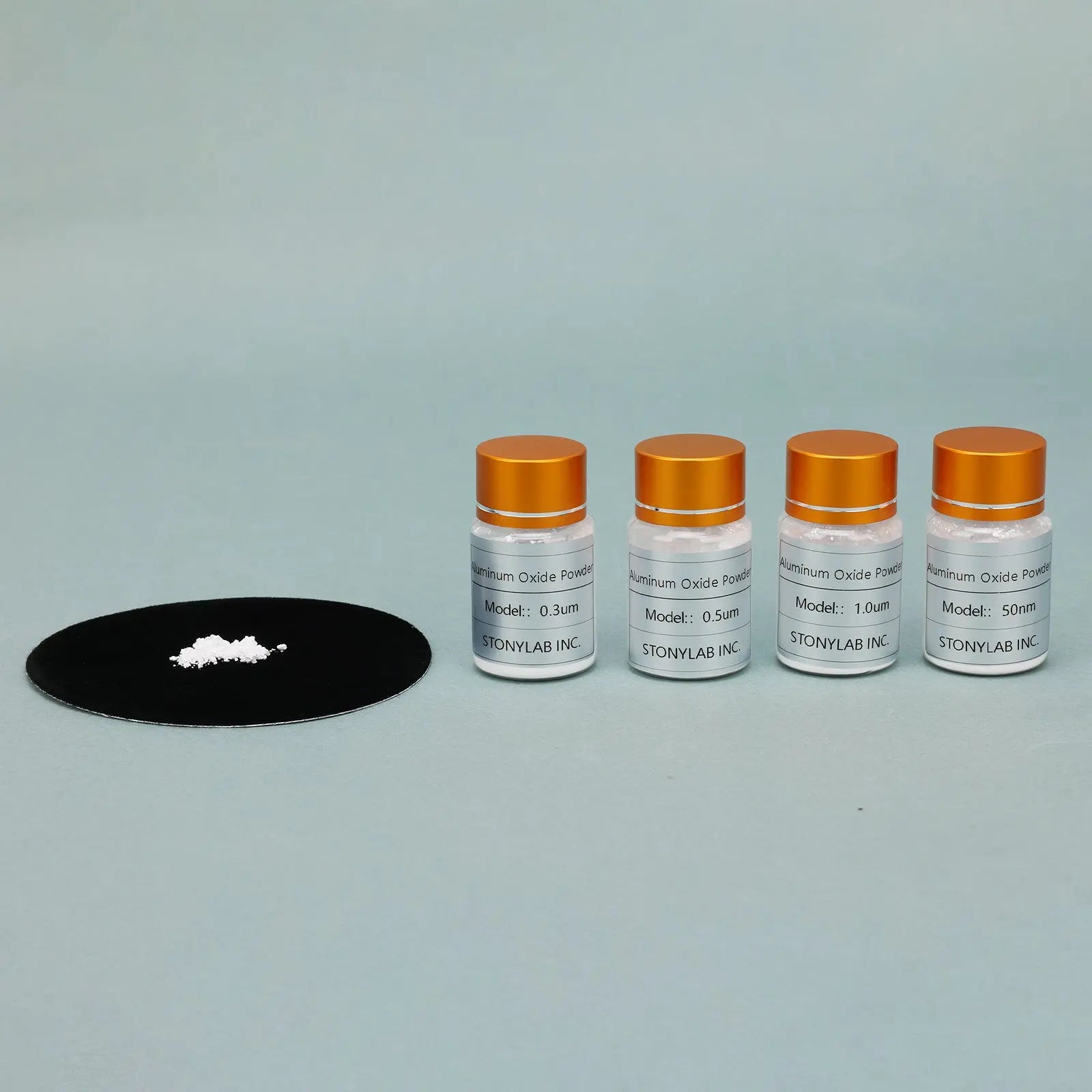 High-purity alumina polishing powder for electrochemical electrode surface preparation 1.0 0.5 0.3 and 0.05 μm polishing abrasive 20 g bottle StonyLab