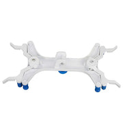 StonyLab Aluminum Double Burette Clamp heavy duty chemical processing configuration
