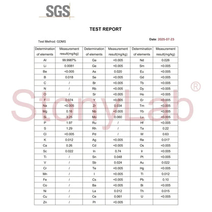 Aluminum Foil, 16 μm Thick, 195 mm Wide, 1 kg/Roll (Approx. 95 m), Single/Double-Side Processed, SGS Certified, GDMS Tested