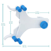 Close-up view showing the precise design and material of StonyLab Burette Clamp