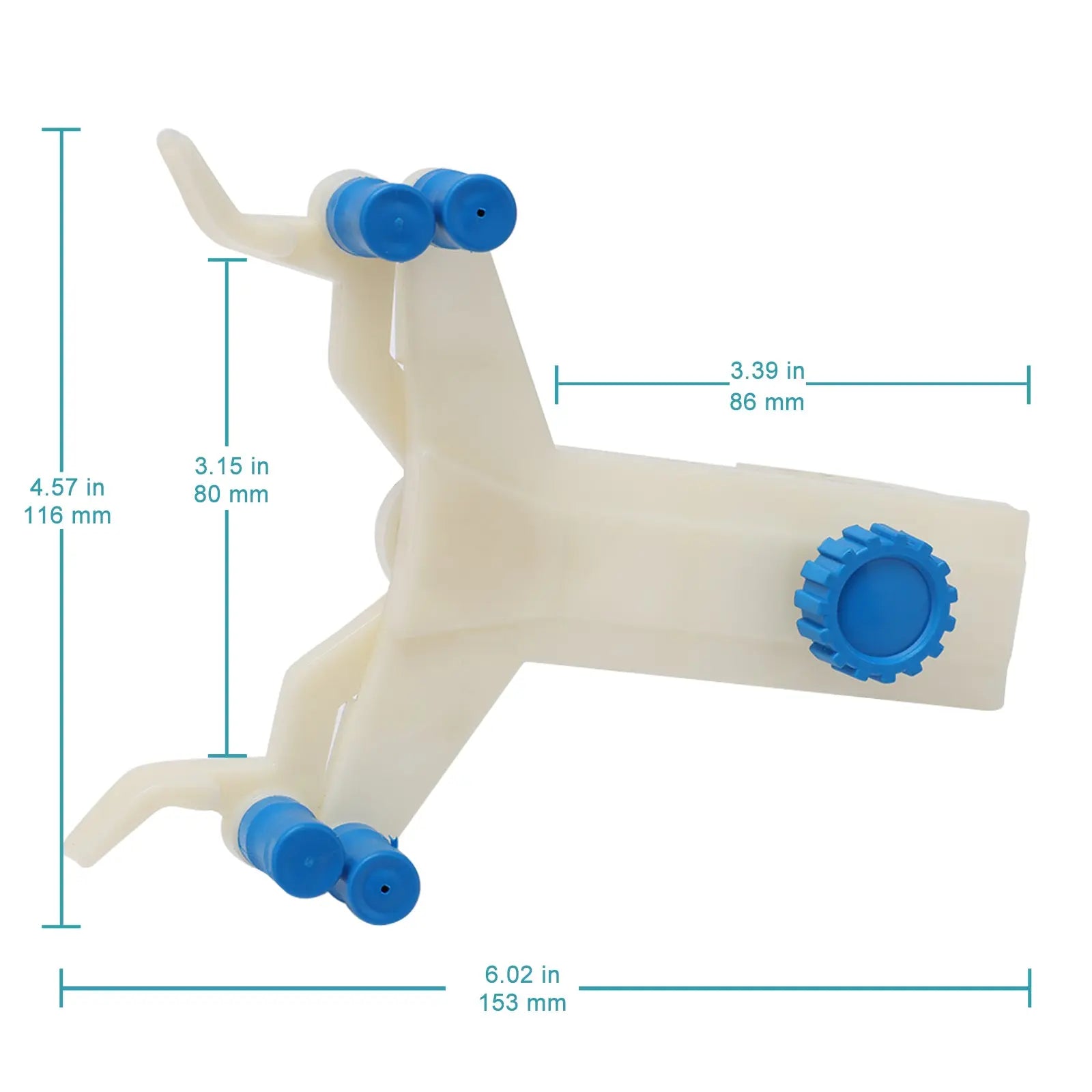 Aluminum or Plastic Single Burette Clamp Clamps