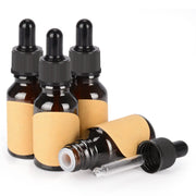 Alternative angle showing underlying build quality of StonyLab Amber Dropper Bottle