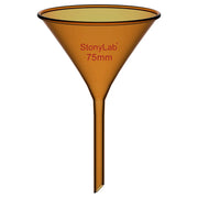 Comprehensive product view and setup components for StonyLab Amber Filter Funnel