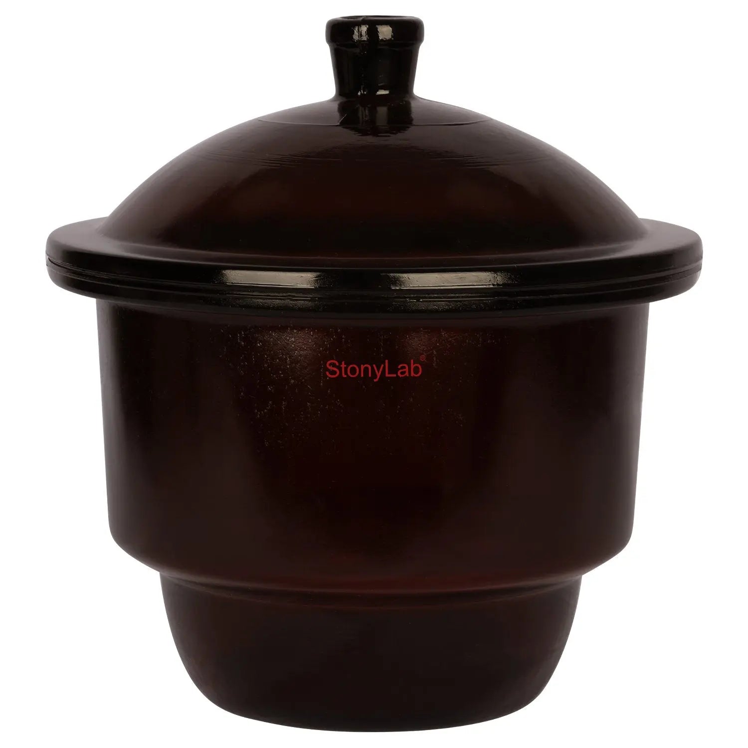 Comprehensive product view and setup components for StonyLab Amber Glass Desiccator