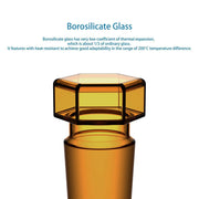StonyLab Amber Glass Stoppers heavy duty chemical processing configuration