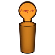 StonyLab Amber Glass Stoppers for professional laboratory applications