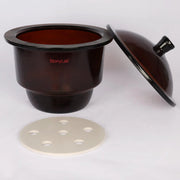 Comprehensive product view and setup components for StonyLab Amber Glass Desiccator
