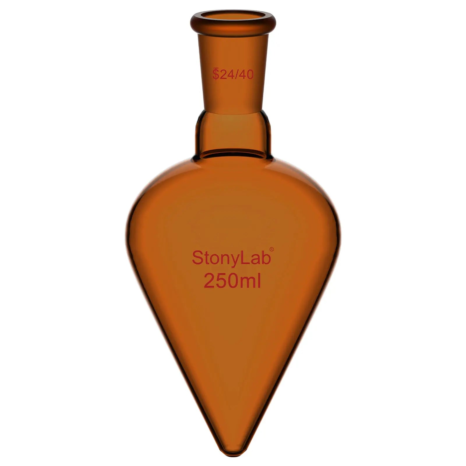 StonyLab Amber Single Neck Flask for professional laboratory applications