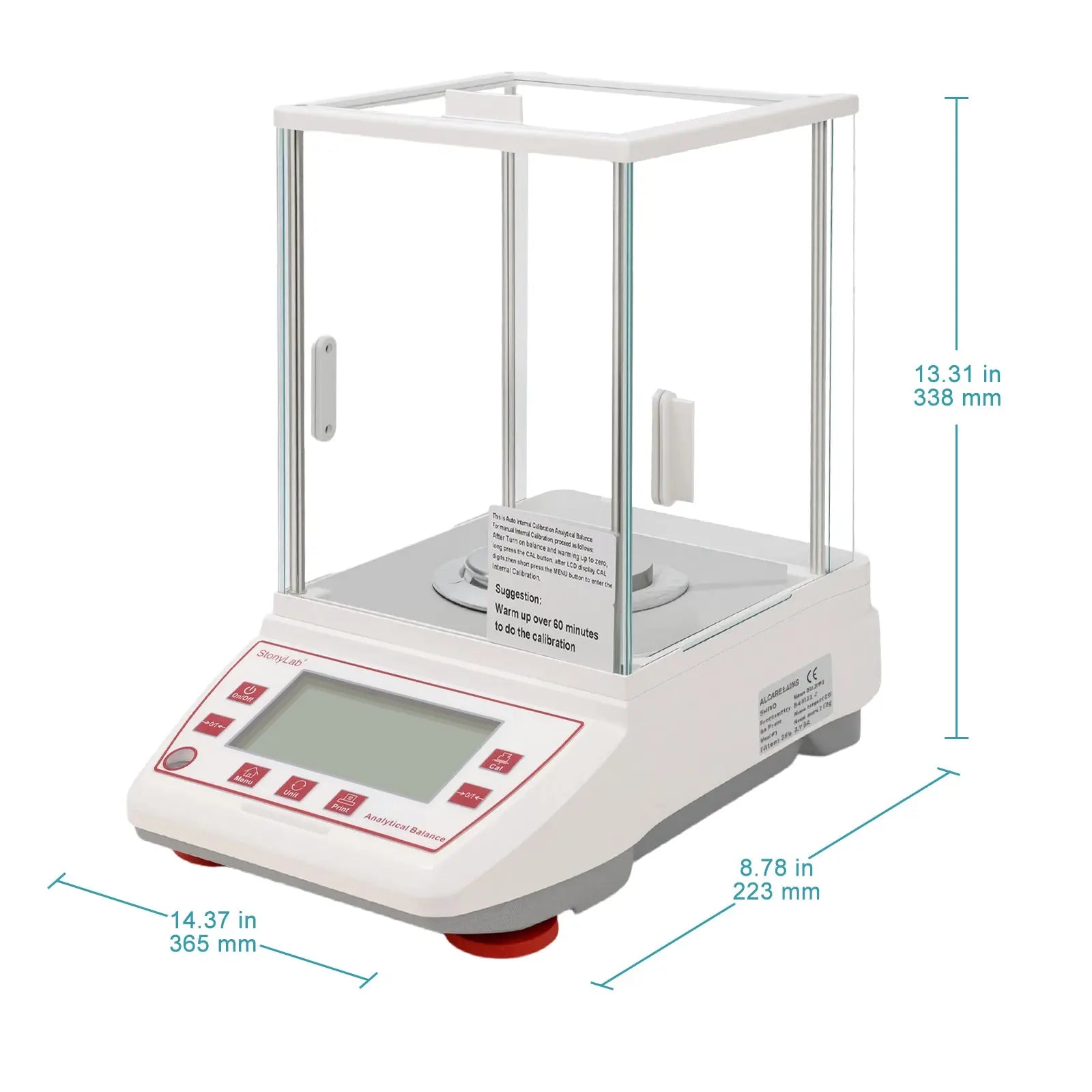 High-Precision Analytical Balance 0.1 mg with Internal Calibration ...