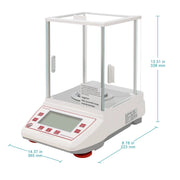 Close-up view showing the precise design and material of StonyLab Analytical Balance